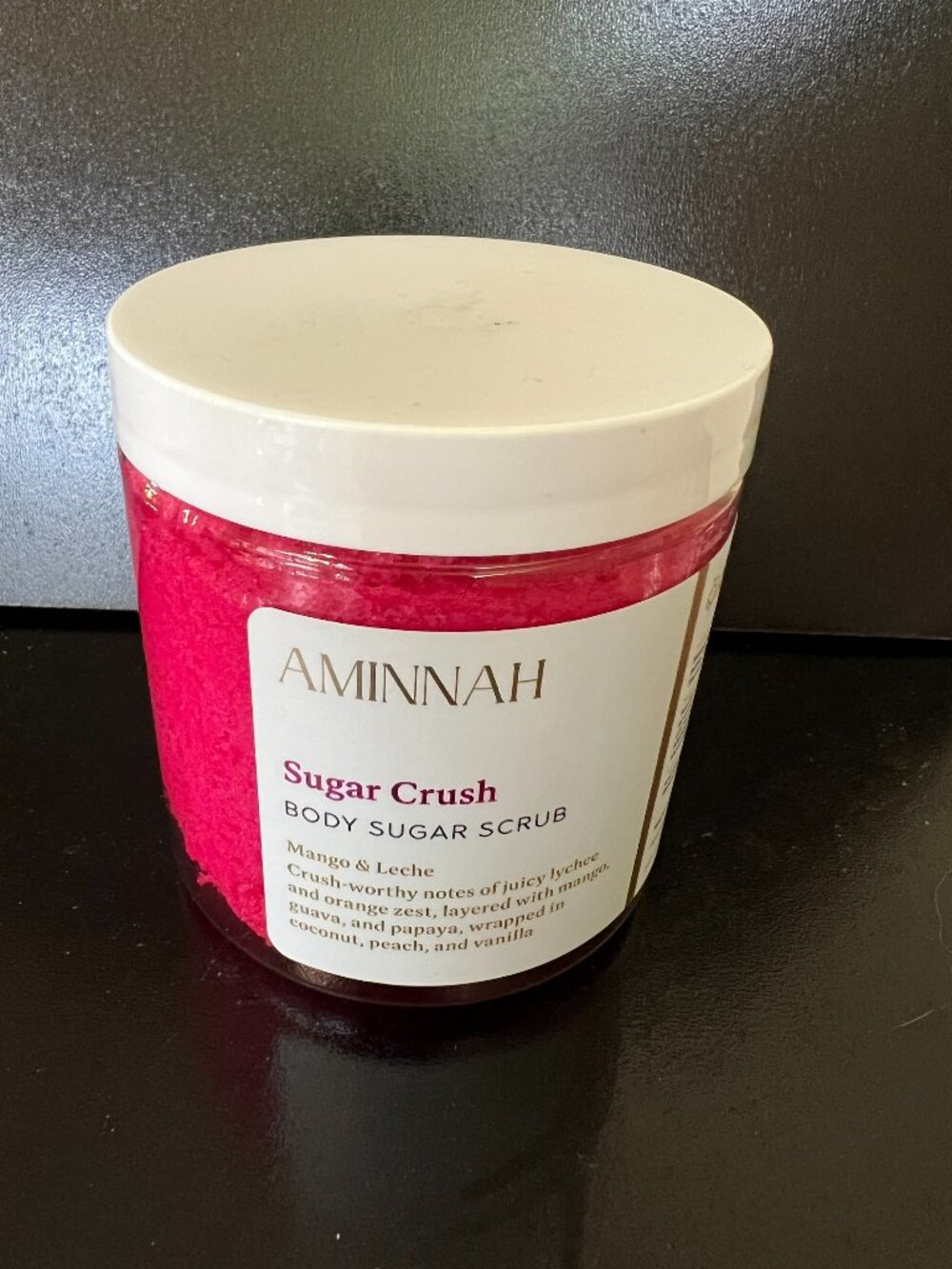 Aminnah Sugar Crush Body Sugar Scrub 8oz New